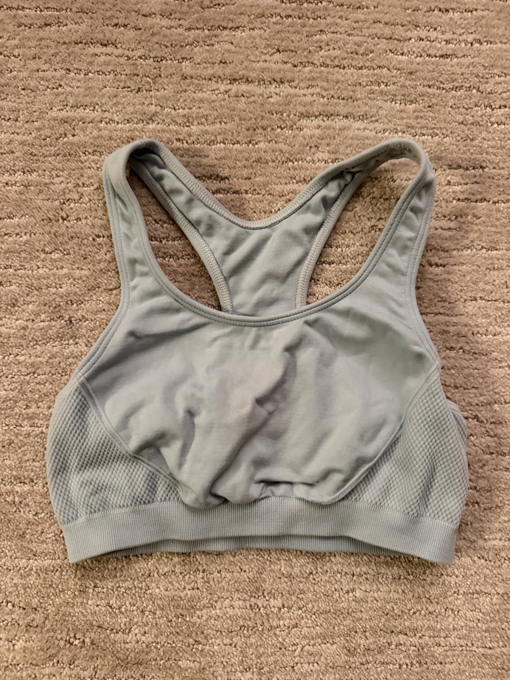 CHAMPION Light Blue Sports Bra Small
